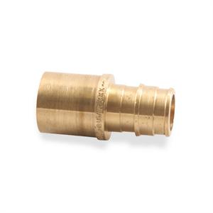 Uponor Q4506375 - 5/8" Pex X 3/4" Copper Propex Brass Fitting Adapter