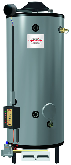 Rheem G85-300A Universal Gas ASME Commercial Water Heater, Natural