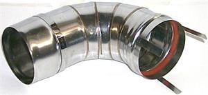 Heat-Fab 9414 - 4" 90 degree Elbow Saf-T Vent EZ Seal