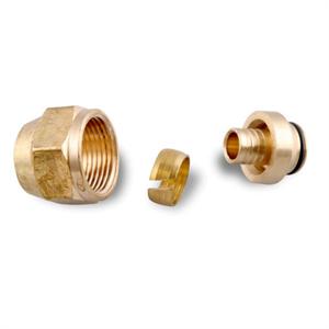 Uponor 5/8" QS-Style Fitting Assembly, R20 Thread: A4020625