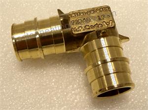 Uponor 1" Pex x 1" Pex ProPEX Brass Elbow: Q4711000